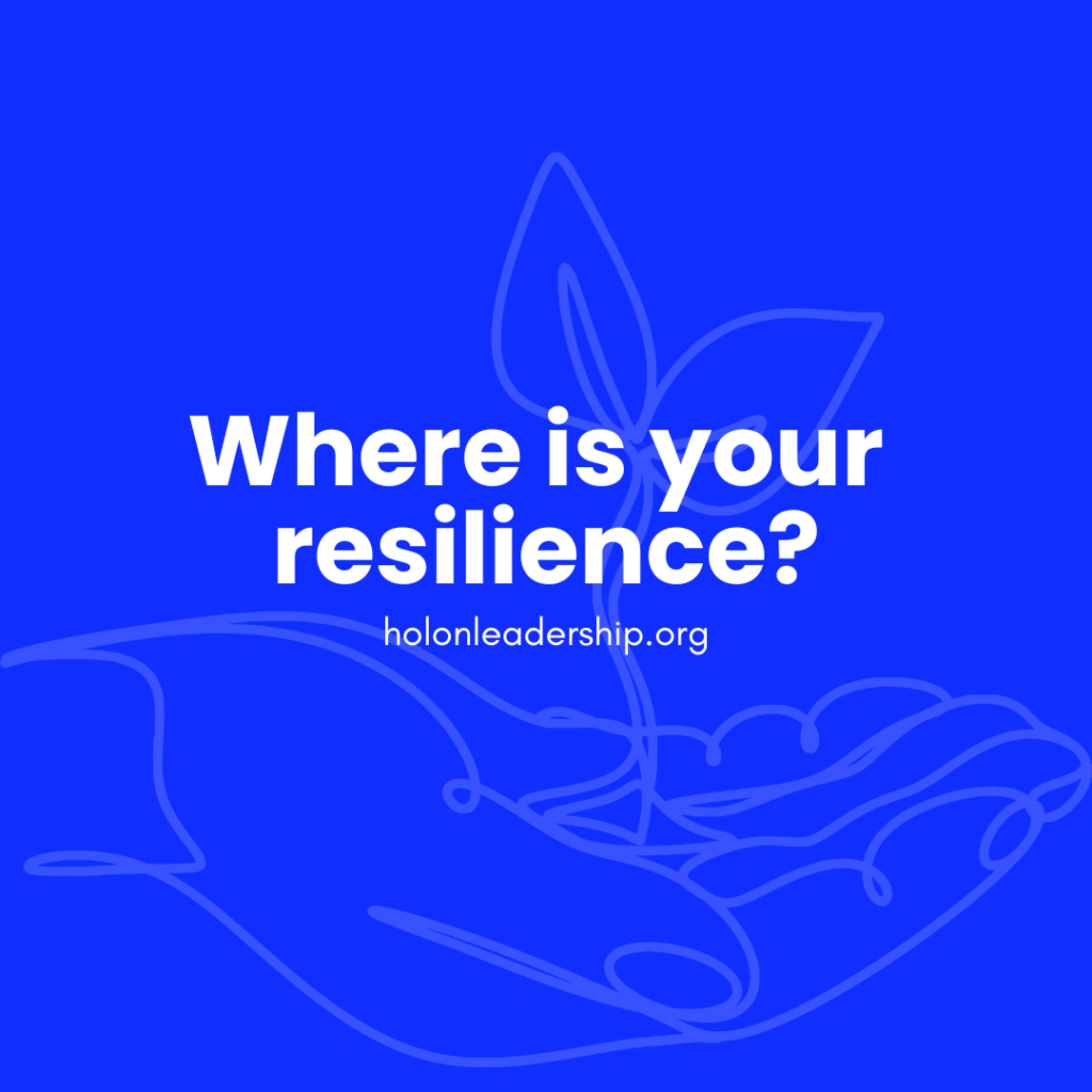 Image of text reading "Where is your resilience?"