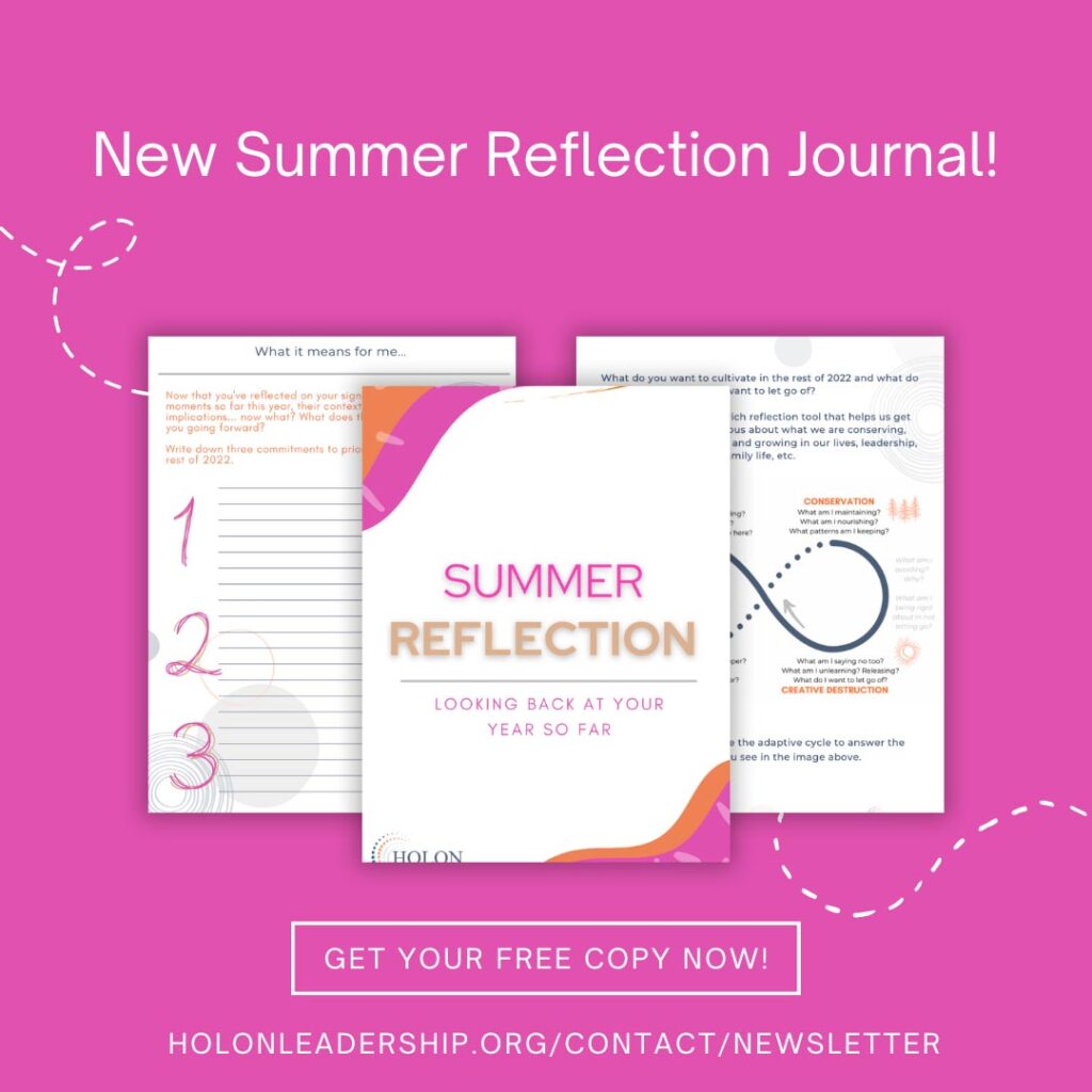 Promotional image for the new Summer Reflection Journal